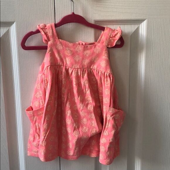 Baby gap sleeveless seashell pattern dress 6-12 m - Picture 1 of 4